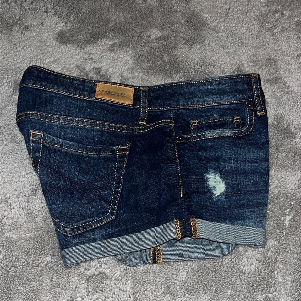Aeropostale Distressed Blue Jean Shorts Bundle - Picture 6 of 12
